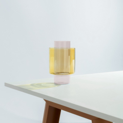 Ваза Boreale 21 см, желтая