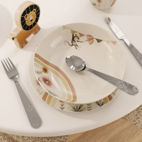 Набор детских приборов Roar like a Lion, 4 предмета