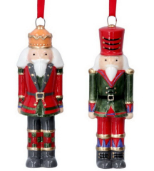 Елочная игрушка "Щелкунчик" 10 см, в ассортименте