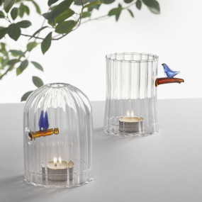 Подсвечник Birds "Голубая птица" 12,5 см