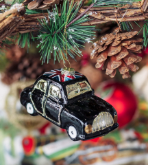 Елочная игрушка "Лондонский кэб" 11 см