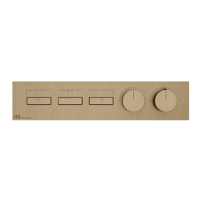 Внешняя часть Gessi HI-FI 63014.726 смесителя термостатического, Warm Bronze PVD