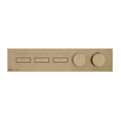 Внешняя часть Gessi HI-FI 63014.726 смесителя термостатического, Warm Bronze PVD