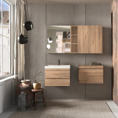 Тумба с раковиной Kolpa-San Naomi OUN 60 NW, 60х45, подвесная, дерево