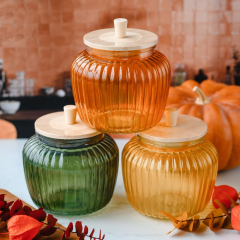 Емкость для хранения Dolce Casa Barry 14х16 см, зеленая