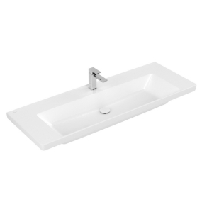 Раковина Villeroy & Boch Subway 3.0 130х47, CeramicPlus,  4A70D2R1