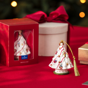 Елочная игрушка "Рождественская ель" Christmas Classics 10х7 см