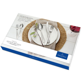 Набор столовых приборов Arthur brushed, 30 предметов, матовый