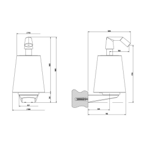 Дозатор для жидкого мыла Gessi Cono 45413.299, черный
