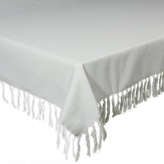Скатерть прямоугольная Textile Chambray Ecru 140х180 см
