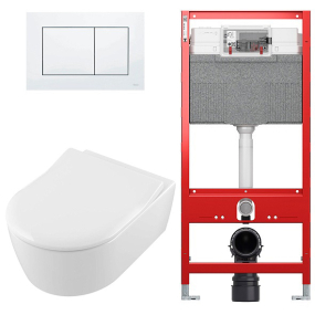Комплект унитаза Villeroy & Boch Avento c инсталляцией TECE 9400413