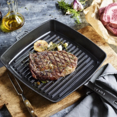 Сковорода-гриль квадратная Grills 30х30 см, черная