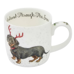 Кружка Dachshund through the Snow (такса) 310 мл