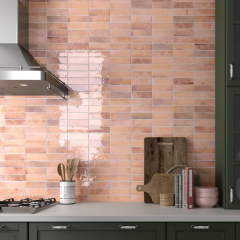 Плитка керамическая Equipe Hanoi 6,5х20, Pink, 8 мм