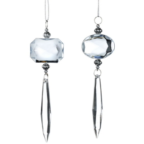 Игрушка на елку "Бриллиант" 14 см, в ассортименте