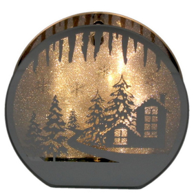 Фигурка "Фонарь-круг" 14 см с подсветкой