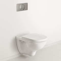 Унитаз подвесной Villeroy & Boch O.Novo 56х36 5660HR01, с сиденьем