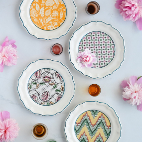 Набор тарелок салатных Dominote 23 см, 4 шт