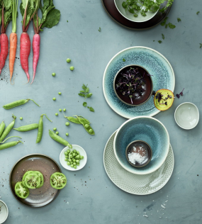 Тарелка глубокая Junto Aquamarine 22 см