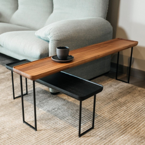 Стол журнальный Cassina Torei 120х22, Nut