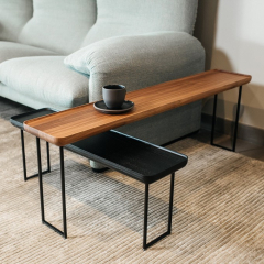 Стол журнальный Cassina Torei 120х22, Nut