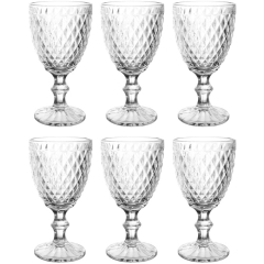 Набор бокалов Glass Diamond 300 мл, 6 шт