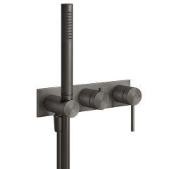 Внешняя часть Gessi 316 54038.707 смесителя для душа, брашированный черный