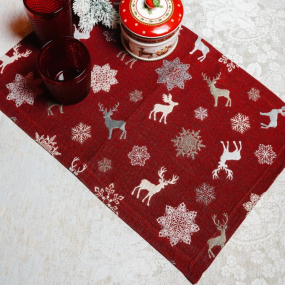 Салфетка под тарелку Jay 35х50 см, цвет бургунди