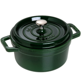Кокот круглый La Cocotte 24 см / 3,8 л, зеленый базилик