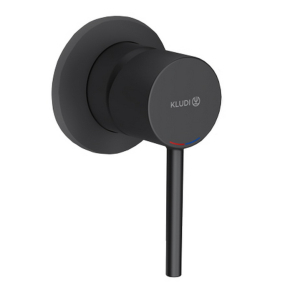 Внешняя часть Kludi Bozz 389253976 смесителя для душа, черный матовый