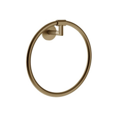 Полотенцедержатель Gessi Anello 63809.726, брашированная теплая бронза PVD