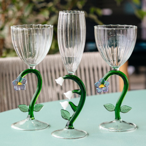 Бокал "Лиловый цветок" Botanica 280 мл