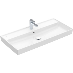 Раковина подвесная Villeroy & Boch Collaro 100х47, CeramicPlus, 4A331GR1, из TitanCeram