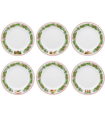 Тарелка салатная Christmas Magic 20,8 см, в ассортименте