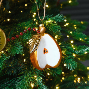 Елочная игрушка "Груша" 11 см