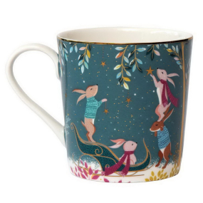 Кружка "Зайцы на санках" Woodland Tales 340 мл