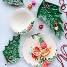 Салатник Bordallo Pinheiro Coroa De Natal 20 см