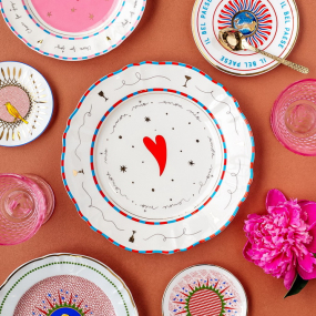 Тарелка столовая "Сердце" Il Frutto Della Passione 26,5 см