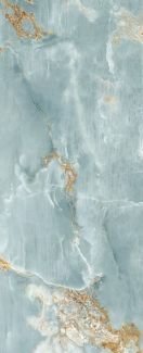 Керамогранит Imola The room 120х278 LP, Onyx Aqua Blue Gold, 6,5 мм