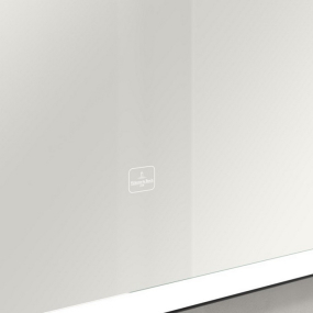 Зеркало Villeroy & Boch Subway 3.0 130х75, с подсветкой, черная рама