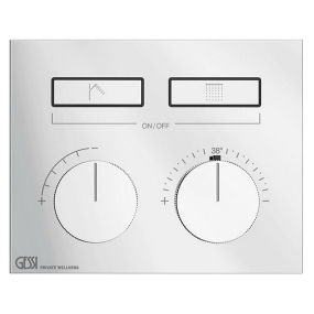 Внешняя часть Gessi HI-FI 63004.031 смесителя термостатического, хром