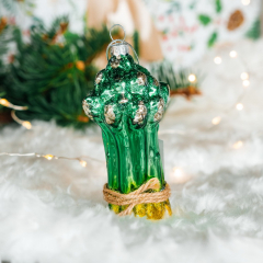 Новогодняя игрушка "Спаржа" 12 см