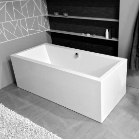 Ванна Kolpa-San Copelia FS 180x80, из каменной массы Kerrock, белая