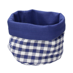 Корзинка для хлеба Textile Vichy Blu 18х16,5 см