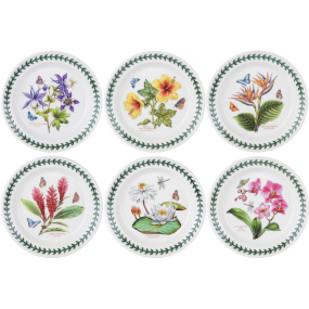 Набор тарелок для хлеба Botanic Garden Exotic 15 см, 6 шт