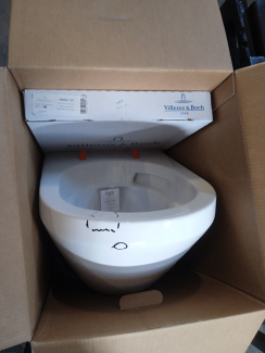 Унитаз подвесной Villeroy&Boch Architectura 4694CLR1, CeramicPlus, с сиденьем, белый