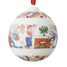 Елочный шар Hutschenreuther Christmas feast 8 см