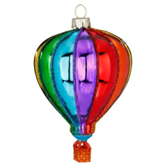 Елочная игрушка "Воздушный шар" 10,5 см