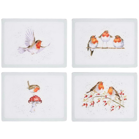 Набор подставок под тарелку Wrendale Designs Christmas "Festive Friends" 29,8х40,1 см, 4 шт