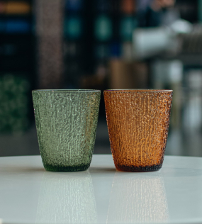 Набор стаканов Glass Davor 280 мл, 3 шт, цвет янтарный